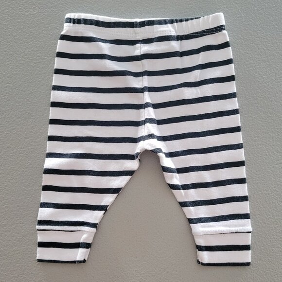 Cloud Island Black and White Outfit 0-3 Months - Picture 5 of 7